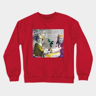 Vintage Christmas Card Crewneck Sweatshirt